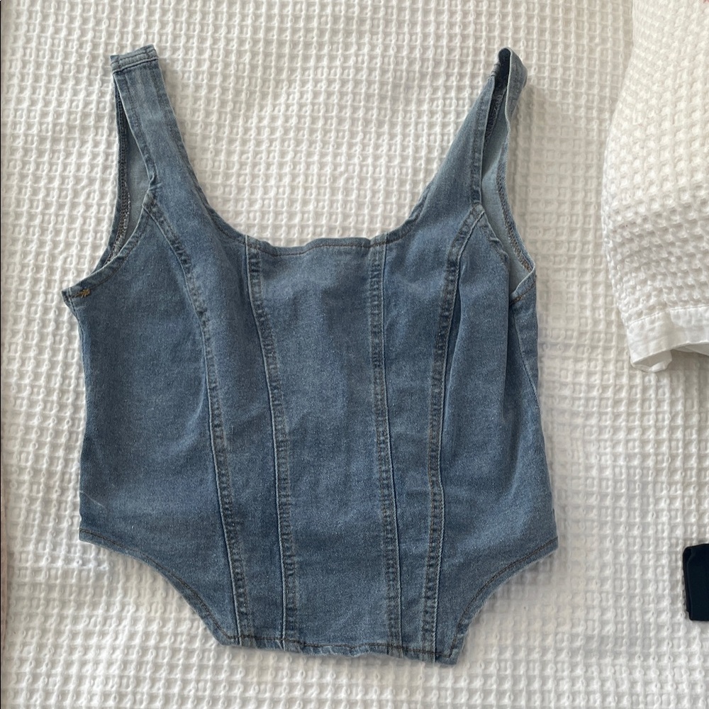 Denim Blue Women's Top